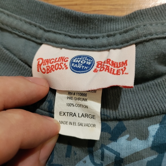 VTG Ringling Bros And Barnum & Bailey Y2K Circus Graphic T-shirt Adult XL - Picture 2 of 5